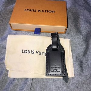 LOUIS VUITTON Luggage Tag Noir SMALL